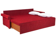 Load image into Gallery viewer, New Yark Maroon Fully-uphostery-sofa-cum-bed
