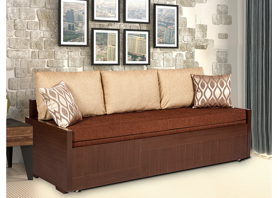 Sofa bed - CLICK CLACK - VAMA Divani - contemporary / multi-color