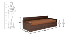 Load image into Gallery viewer, E SERIES-4 Square R Sofa-cum-bed with-out Pillows
