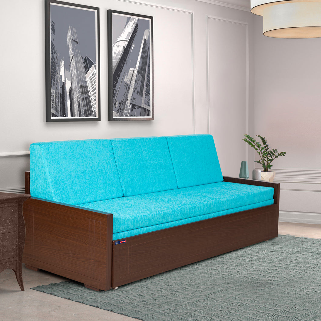 E- 717 Delux  R Sofa-cum-bed with Triangle Pillows