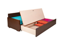 Load image into Gallery viewer, E- 717 Delux  R Sofa-cum-bed with Triangle Pillows
