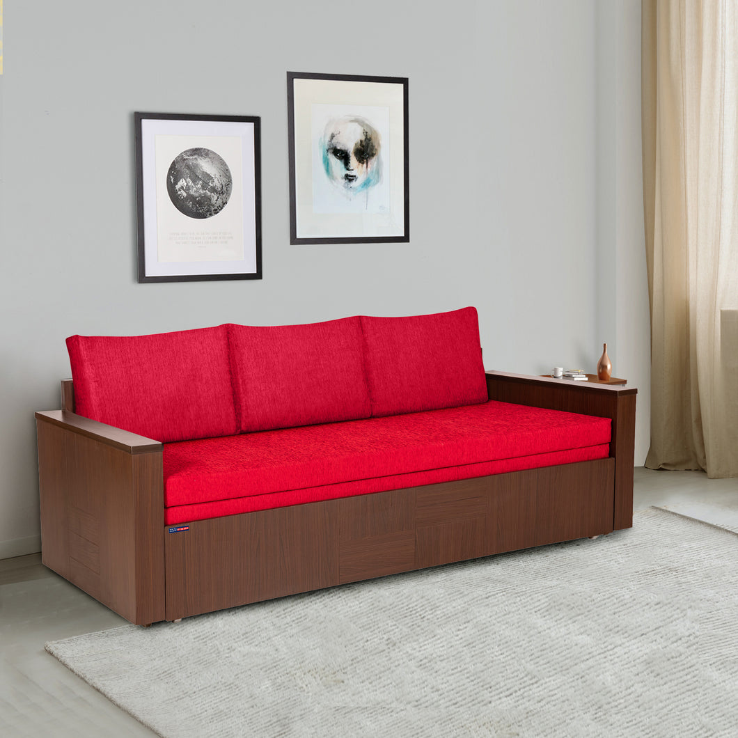 E- CARMEL  R Sofa-cum-bed with Fiber Pillows