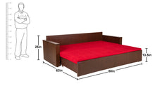 Load image into Gallery viewer, E- CARMEL  R Sofa-cum-bed with Triangle Pillows
