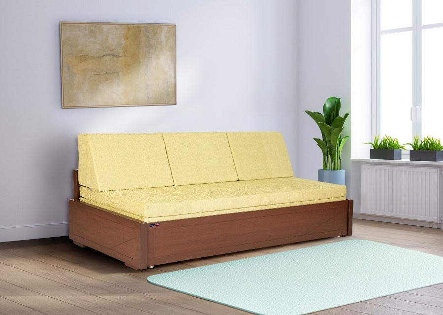 V-  DELBA R Sofa-cum-bed with Triangle Pillows